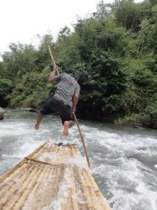 loksado bamboo rafting